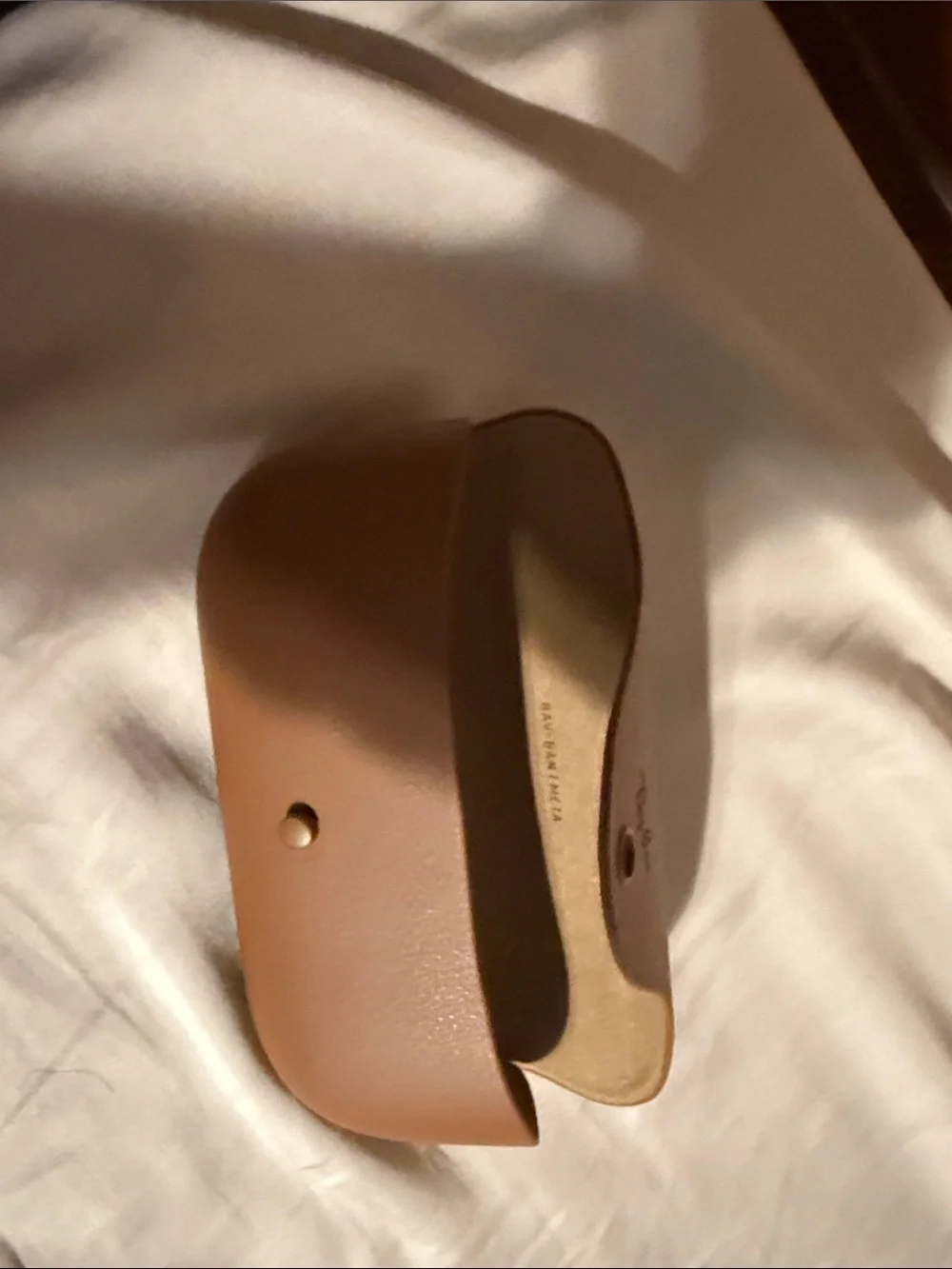 Ray-Ban Black Wayfarer Sunglasses with Brown Case